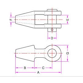 Socket mở mạ kẽm