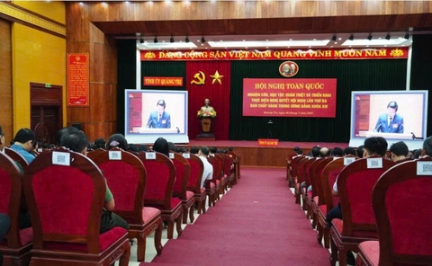 Khai mạc hội nghị toàn quốc nghiên cứu, học tập, quán triệt, triển khai thực hiện Nghị quyết Hội nghị Trung ương ba, khóa XIV