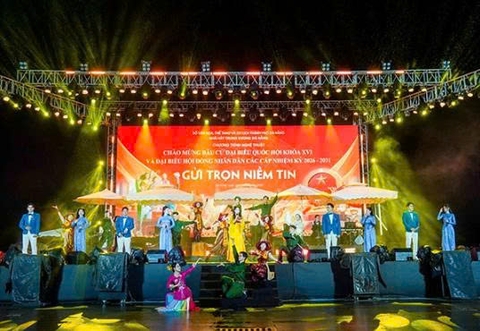 Đà Nẵng: Ấn tượng chương trình nghệ thuật ‘Gửi trọn niềm tin’ chào mừng bầu cử