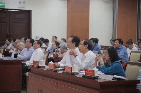 Lãnh đạo, nguyên lãnh đạo Trung ương và TP.HCM dự hội nghị quán triệt Đại hội XIV tại điểm cầu TP