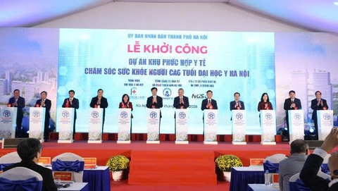 Tổng Bí thư Tô Lâm dự lễ khởi công Dự án Khu phức hợp Y tế - Chăm sóc sức khỏe người cao tuổi