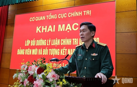 Bồi dưỡng lý luận chính trị cho đảng viên mới, đối tượng kết nạp đảng trong Cơ quan Tổng cục Chính trị