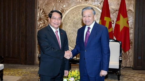 Tổng Bí thư, Chủ tịch nước Tô Lâm nhấn mạnh vai trò hình mẫu hợp tác của Hà Nội – Viêng Chăn
