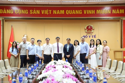 Thứ trưởng Vũ Mạnh Hà tiếp Giám đốc UNAIDS phụ trách Việt Nam, Lào, Campuchia và Malaysia