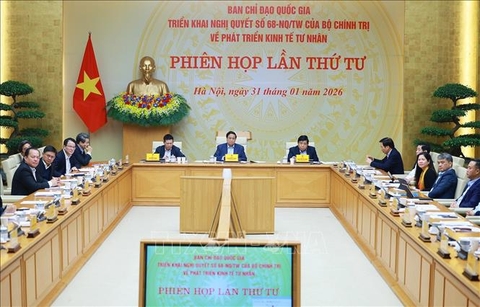 Thủ tướng yêu cầu thực hiện '5 thông', '5 tiên phong' để phát triển kinh tế tư nhân