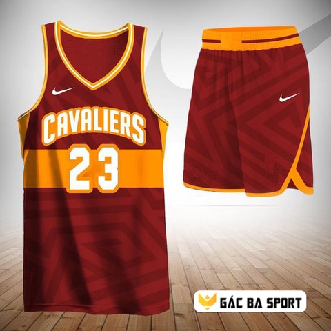 Quần áo bóng rổ Thiết kế Cavaliers bã trầu