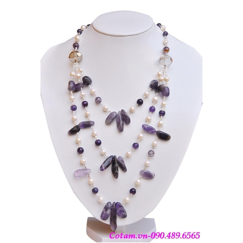 Vòng cổ thạch anh TA26