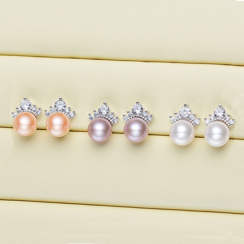 Bông khuyên tai ngọc trai Kiểu treo Tinh tế - Neptune Pearl(9ly) - CTJ1504