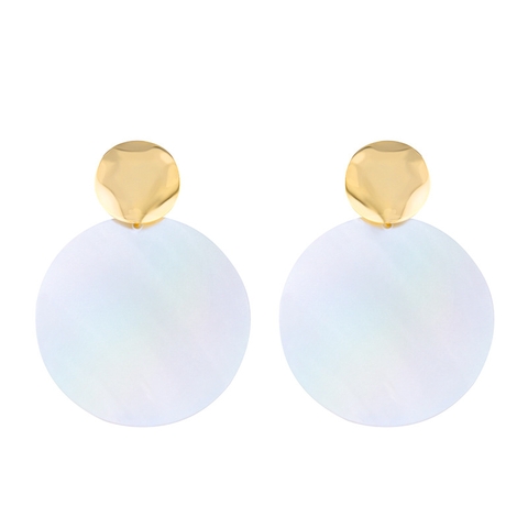Bông khuyên tai nữ - Thiết kế cổ điển - VINTAGE PEARL SHELL (6-10ly) - CTJ1310