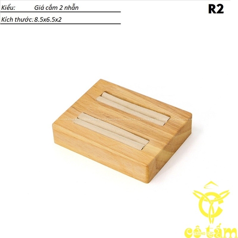 Dụng cụ trưng bày mẫu trang sức gỗ cao cấp - D2C