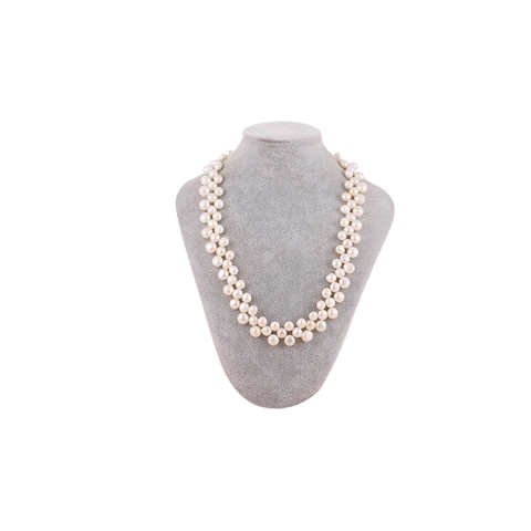 Vòng cổ ngọc trai tự nhiên Cao cấp Kết chùm Nho - GRAPES PERL (6-8ly) - CTJ5108