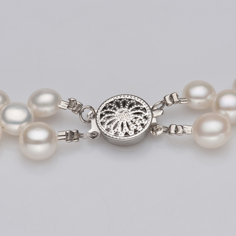 Vòng cổ ngọc trai tự nhiên Cao cấp Kết chùm Nho - GRAPES PERL (6-8ly) - CTJ5108