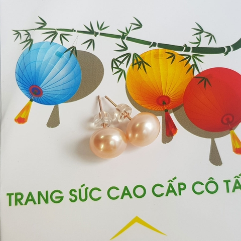 Khuyên tai Bông tai ngọc trai nụ nhiều màu - CTJ2601
