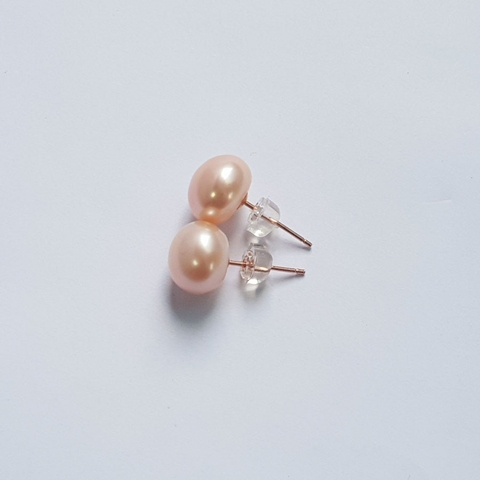 Khuyên tai Bông tai ngọc trai nụ nhiều màu - CTJ2601