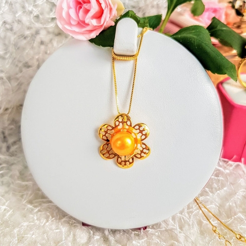 Bộ trang sức Dây chuyền Ngọc trai Cao cấp 4M - VARIOS PEARL (10-12ly) - CTJ0304 + Tặng kèm phụ kiện