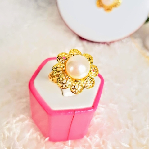 Bộ trang sức Dây chuyền Ngọc trai Cao cấp 4M - VARIOS PEARL (10-12ly) - CTJ0304 + Tặng kèm phụ kiện