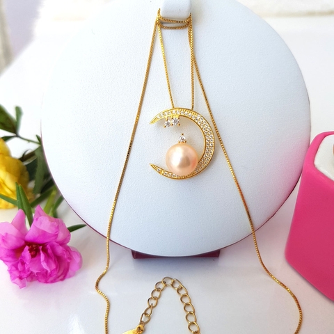 Bộ trang sức Ngọc trai Cao cấp 3M - Giấc mơ êm đềm - DREAMWORKS PEARL (8-10ly) - CTJ0306