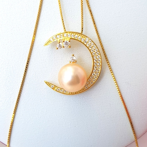 Bộ trang sức Ngọc trai Cao cấp 3M - Giấc mơ êm đềm - DREAMWORKS PEARL (8-10ly) - CTJ0306