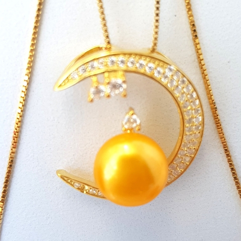 Bộ trang sức Ngọc trai Cao cấp 3M - Giấc mơ êm đềm - DREAMWORKS PEARL (8-10ly) - CTJ0306