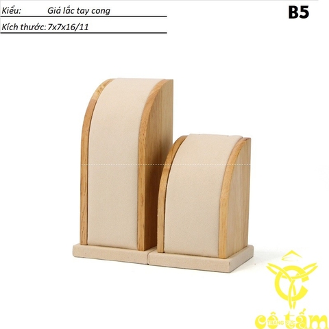 Dụng cụ trưng bày mẫu trang sức gỗ cao cấp - D2C