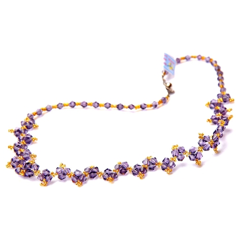 Vòng cổ pha lê P118