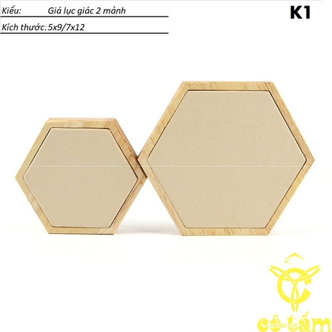 Dụng cụ trưng bày mẫu trang sức gỗ cao cấp - D2C