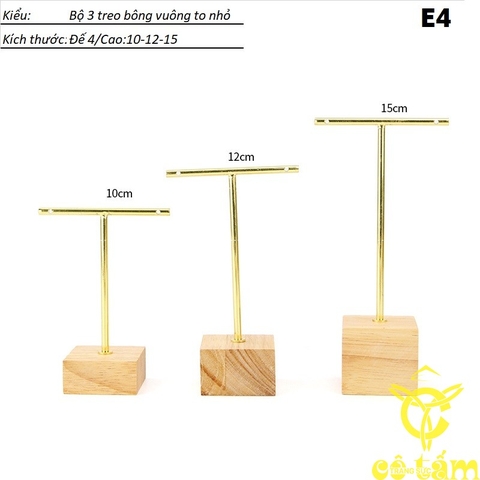 Dụng cụ trưng bày mẫu trang sức gỗ cao cấp - D2C