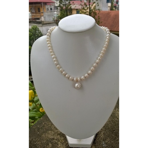 Vòng cổ ngọc trai N5