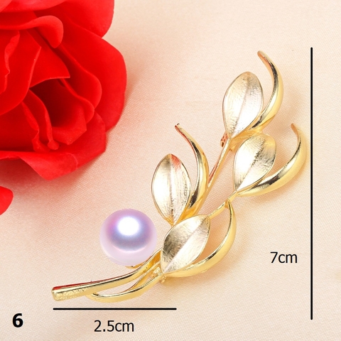 Cài áo ngọc trai 9 mẫu đẹp Drop PEARL(9-10ly) - CTJ5127