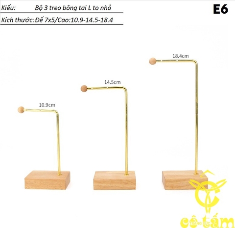 Dụng cụ trưng bày mẫu trang sức gỗ cao cấp - D2C