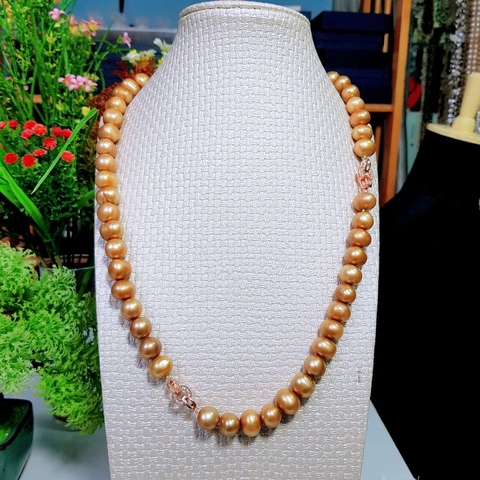 Bộ trang sức Ngọc trai nước ngọt thiên nhiên Cao cấp - Chuỗi đơn sang trọng - LENA PEARL (12-13ly) - CTJ0312