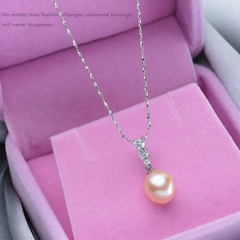 Mặt dây chuyền Ngọc trai nước ngọt Thiên nhiên Cao cấp - Giai điệu tuổi xuân - MELODIES PEARL (9-10ly) - CTJ2910
