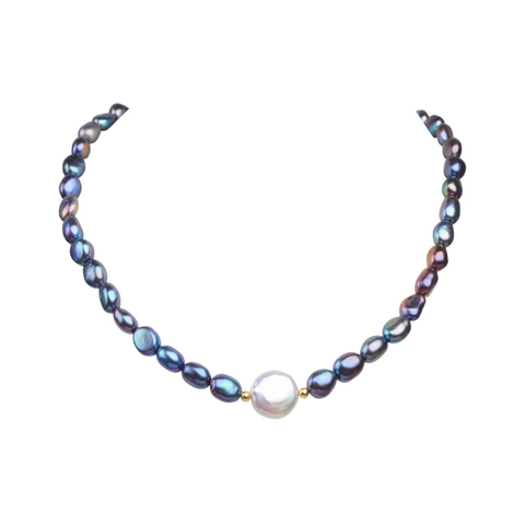 Bộ trang sức Ngọc trai Baroque Cao cấp - Chuỗi đơn HATE PEARL (6-13ly) - CTJ6543 + Kèm hộp đựng sang trọng