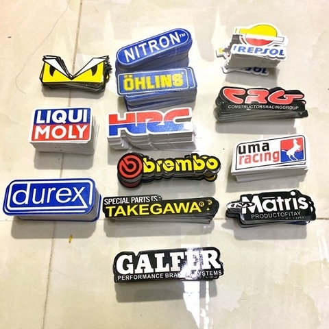 DECAL CHỮ DÁN XE MÁY