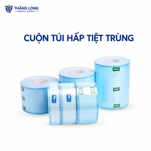 Cuộn Túi Hấp Tiệt Trùng Dụng Cụ Nha Khoa – Đóng Gói Vô Trùng An Toàn