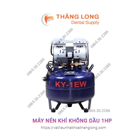 MÁY NÉN KHÍ NHA KHOA KHÔNG DẦU CHO 1 GHẾ ( 1HP)