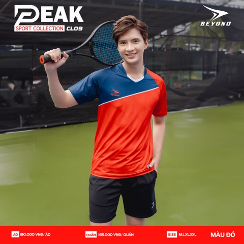 ÁO NAM CẦU LÔNG BEYONO PEAK CL09 - ĐỎ