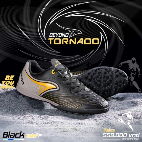 GIÀY BÓNG ĐÁ BEYONO TORNADO - BLACK