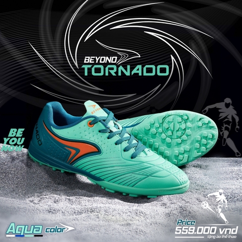 GIÀY BÓNG ĐÁ BEYONO TORNADO - AQUA