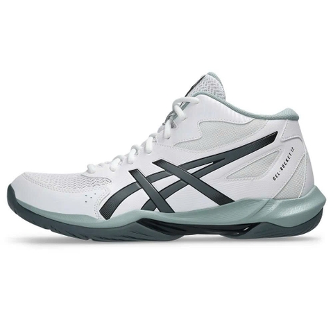 GIÀY ASICS GEL ROCKET MT 12 - WHITE/STEEL GREY