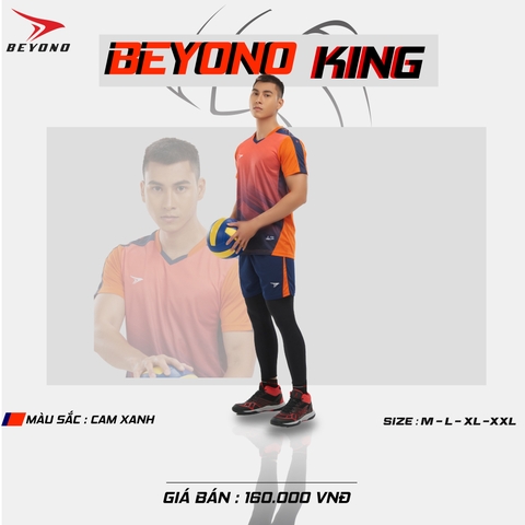 Đồng Phục Nam Beyono King - Cam Xanh