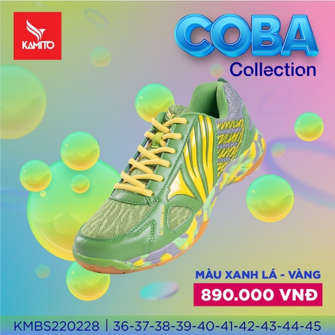 Giày Kamito Coba Xanh Lá - Vàng