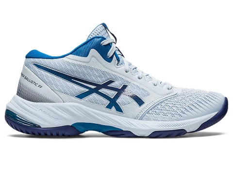 Giày Bóng Chuyền Asics GEL NETBURNER BALLISTIC FF 3 Mid - Trắng Xanh