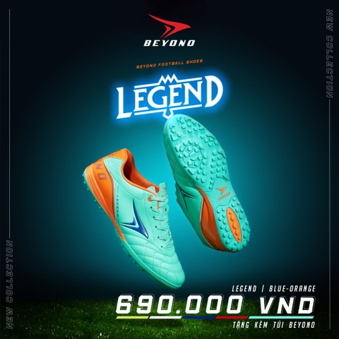 GIÀY BÓNG ĐÁ BEYONO LEGEND - BLUE ORANGE