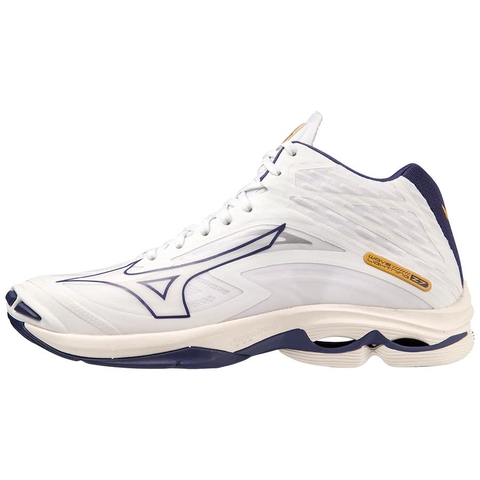 GIÀY BÓNG CHUYỀN MIZUNO WAVE LIGHTNING Z7 MID - TRẮNG XANH