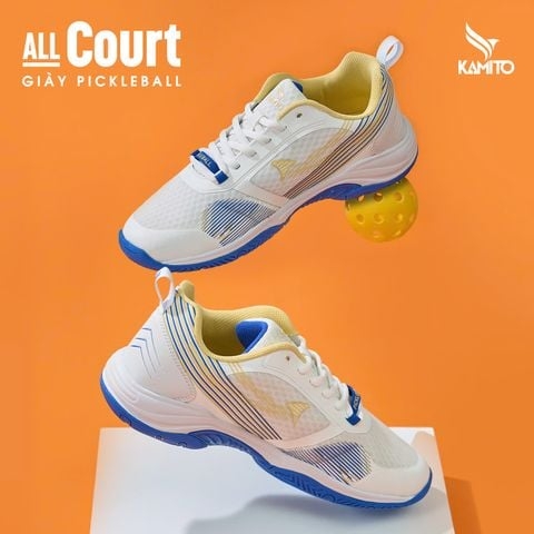 GIÀY PICKLEBALL KAMITO ALL COURT - TRẮNG