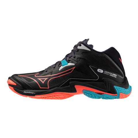 GIÀY BÓNG CHUYỀN MIZUNO WAVE LIGHTNING Z8 MID - ĐEN CAM