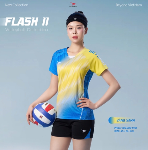 ĐỒNG PHỤC NỮ BEYONO FLASH II - VÀNG XANH