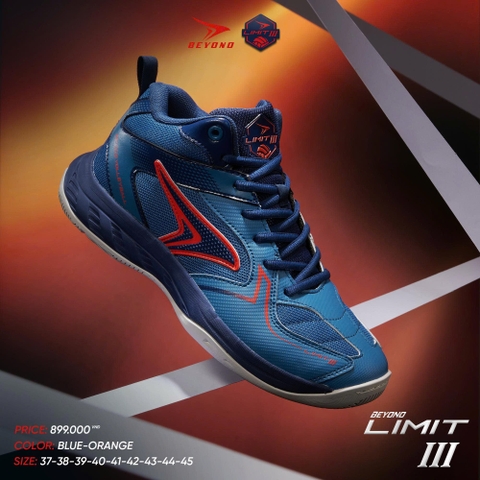 GIÀY BÓNG CHUYỀN BEYONO LIMIT III - BLUE ORANGE