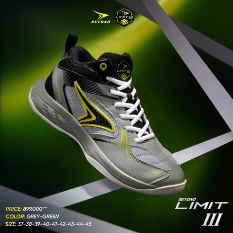 GIÀY BÓNG CHUYỀN BEYONO LIMIT III - GREY GREEN